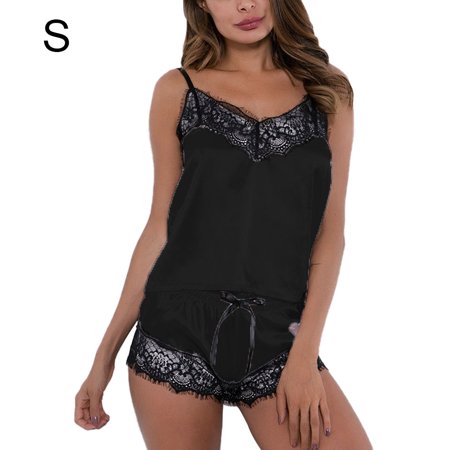 

Pajama Set Lace Strap Sleepwear Suit Woman Shorts Summer Nightwear