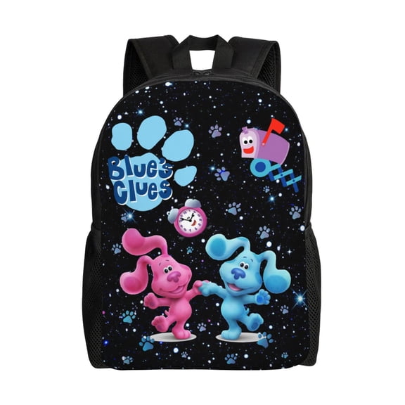 BlueS Cartoon Clues Backpack,3d Print Laptop Backpack Lightweight Casual Daypack Bookbag Multi-Function Travel Backpack