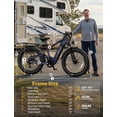 thumbnail image 4 of Jasion Thunder Pro Electric Bike for Adults, 750W Rated Motor 52V 20Ah Removable Battery, 26'' x 4'' Fat Tire E-Mountain Bicycle, APP Control Bluetooth, UL2849, Blue, 4 of 10
