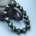 thumbnail image 4 of Tibetan Three Eye Dzi Bead Bracelet Abacus Beads Lucky Charm Adjustable Cord Spiritual Amulet Ethnic Style Unisex, 4 of 6