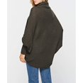 thumbnail image 3 of Women's Open Front Cardigan Loose Draped Batwing Sleeve Knit Sweater, 3 of 6