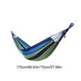 thumbnail image 3 of Horivan Outdoor Swing Hammock Canvas Wide Strap Suspension Kit For Camping Backyard Relaxation, 3 of 6