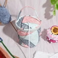 thumbnail image 4 of Mini Yarn Storage Bags Colorful Patterns Small Yarn Bag with Holes Portable Yarn Storage Case Mini Project Organizer Crochet Thread Sewing Accessories for Carry Crochet Hooks Skein Yarn DIY, 4 of 9