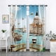 thumbnail image 3 of Cortinas de ventana de 2 paneles Gloria para cocina y dormitorio 150x166cm, 3 of 9