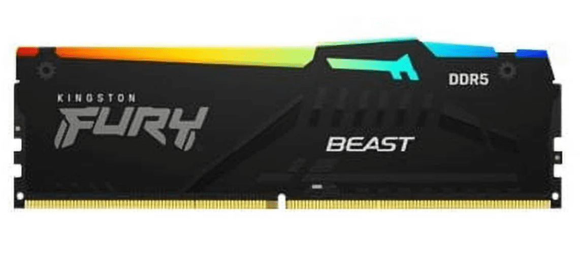 Kingston FURY Beast RGB 32GB DDR5 5600 (PC5 44800) Desktop Memory