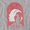 thumbnail image 2 of Chilling Adventures of Sabrina Sabrina and Salem Women's T Shirt, Athletic Heather, X-Large, 2 of 6