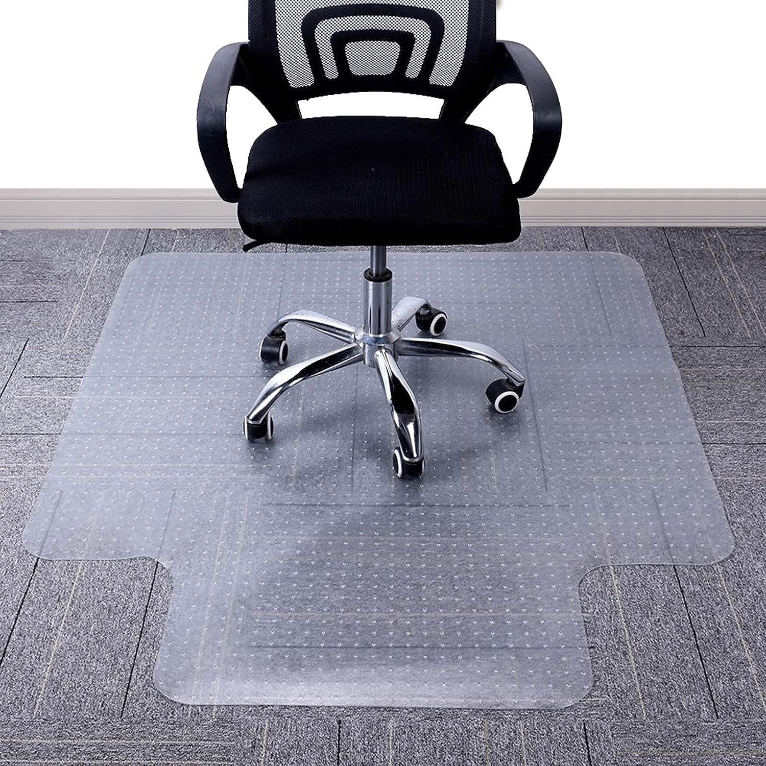 Large Non Slip Office Carpet Chair Mat with Lip 45 x 53