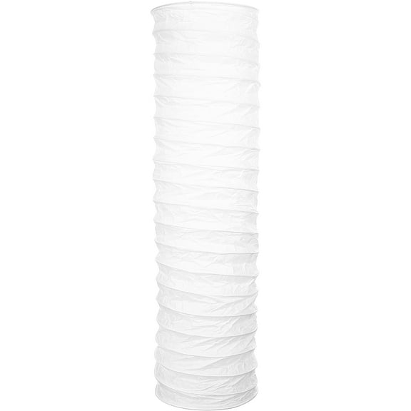 Paper Floor Lamp Shade Nordic Style Foldable Paper Lamp Cover Modern Floor Light Bulb Cage Guard for Living Room Bedroom