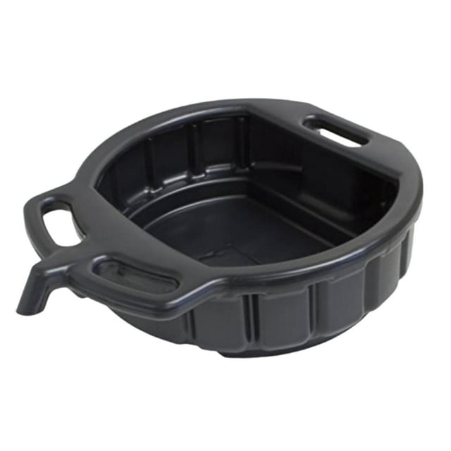 Bandeja de drenaje para cambio de aceite, pieza de repuesto portátil de 16L, multifunción, accesorios negros, recogedor de goteo de aceite de Motor