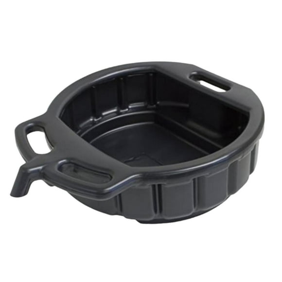 LOVIVER Oil Drain Pan Spare Part Car Oil Change Pan for Garage Bike Motorcycles