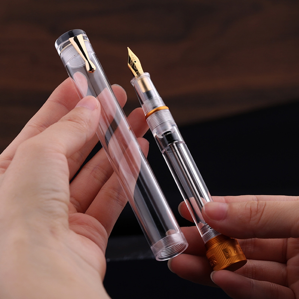 Tibvox Fountain Pen Vacuum Ink Filling Design Smooth Writing Experience Quality Gifts