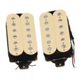 thumbnail image 2 of 2 Pcs Ramasseuse Humbucker Bricolage Matériau Alliage Durable Professionnel Résistant à l'Usure A Jaune, 2 of 8