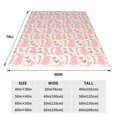 thumbnail image 3 of Vsdgher Rabbit Ultra-Soft Micro flannel Blanket Throw Blankets for Couch Sofa, Bed (4 sizes)-80"x60", 3 of 7