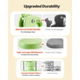 thumbnail image 4 of KFFKFF Button Maker Machine, 2.95 in, Plastic Pin Maker with 100pcs Button Parts, Circle Cutter and Magic Book, Reinforced Ergonomic Handle, Green, 4 of 9