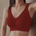 thumbnail image 2 of VISALY Wireless Bras Seamless Bras2Pc Push Up Bras No Underwire Bras Full Support Comfortable Bras Sports Bra Everyday Bras Bralettes Plunge Bra Breathable Bras Soft Bras Plus Size Bras A L, 2 of 4