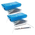 thumbnail image 2 of File Clips Metal Prong Fastener Folder Paper Bookbinding Strips Fasteners Document Clips Fasteners Base Compressor, 2 of 10