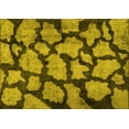 thumbnail image 1 of Ahgly Company Machine Washable Indoor Rectangle Persian Yellow Bohemian Area Rugs, 8' x 10', 1 of 4