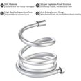 thumbnail image 2 of Universal Explosion-proof Anti Winding Water Tube Handheld Shower Head Hose Faucet Hose PVC SILVER 1.5M, 2 of 8