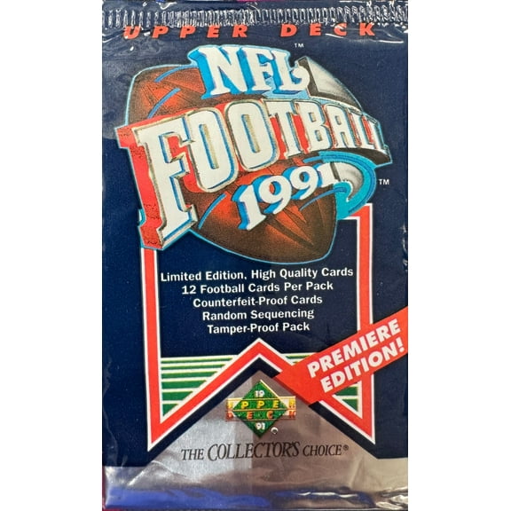 1991 Upper Deck Football Premier Edition Pack