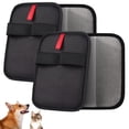 thumbnail image 1 of Guante de aseo de doble cara, guantes quitapelos para mascotas, guantes reutilizables para lavar, desmudar y acicalar., 1 of 9
