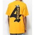 thumbnail image 3 of 4Hunnid YG Men's T-Shirt Cupid Short Sleeve Crewneck Tee (Small, Gold), 3 of 6