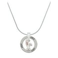 thumbnail image 1 of Delight Jewelry Silvertone Bunny Face Joy Ring Charm Necklace, 18", 1 of 4