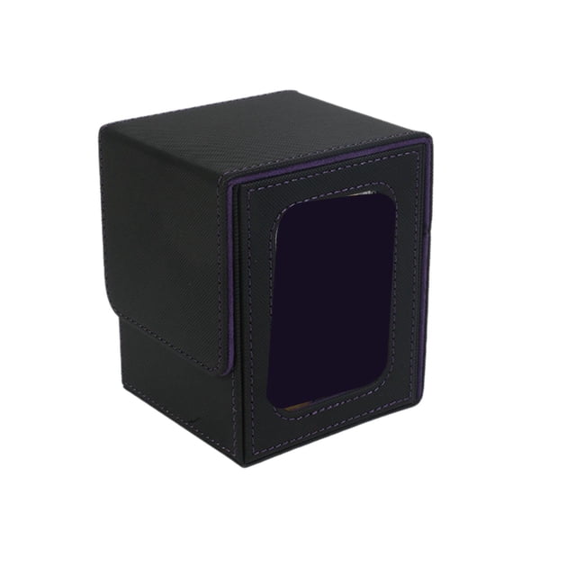 Colaxi Boîte de Rangement pour Cartes de Jeu pour 100+ Cartes pour Album Cartes de Baseball Cartes de Collection Noir