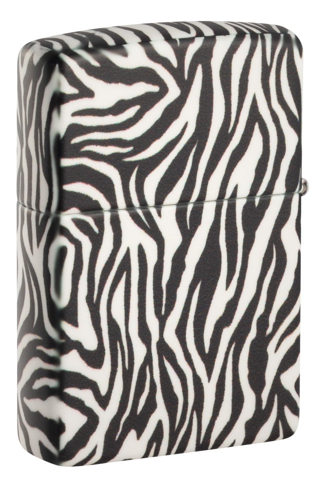 Zippo 540 Color Zebra Print Design Pocket Lighter