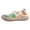 Khaki, variant on Womens Slip On Sneakers Colorful Knit Upper Lightweight Non Slip Walking Shoes for Weekend Shopping Trips