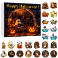 thumbnail image 1 of Hallo-ween 2D Acrylic Countdown Ornaments, Reusable Hanging Tree Decorations, Easy-Open Sealed Windows, Festive Holiday Home & Party Decor for Family, Mantel, Classroom, 1 of 5