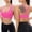 Hot Pink, variant on ZZwxWA Sports Bras for Women High Support, Removable Padded Sports Bra Adjustable Comfortable Everyday Yoga High Impact Sports Bras