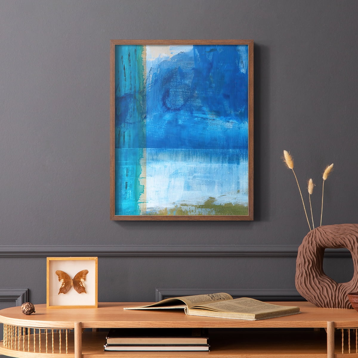 Bay Walk I in Paper Solid Wood 11 x 14 Framed Print