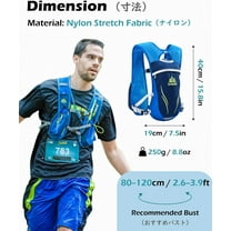 Hydration Running Vest 5L Lightweight Water Pack for Men Women Trail Race Hiking Cycling Climbing Camping Jogging