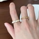 thumbnail image 3 of Pearl Ring Female Minority Design Advanced Sense Fashion Personality Adjustable Beimu Vintage Index Finger Ring Jewelry Gift, 3 of 5