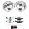 thumbnail image 3 of PowerStop Rear Z26 Street Warrior Carbon-Fiber Ceramic Brake Pad and Drilled and Slotted Rotor Kit Fits: BMW Select Models K4804-26, 3 of 9