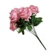 thumbnail image 3 of Ramo de rosas artificiales de 10 cabezas, simulación floral, decoración para el hogar, oficina, centro de mesa, rosa falsa, rosa oscuro kenally HA7033-05B, 3 of 5