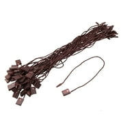Uxcell Hang Tag String Snap Lock Price Tag Fastener Ties brown 7 inch 1000pcs