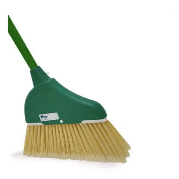 Blue Turtle Replacement Head for 45 Degree Slim Angle Broom - Memory Bristles for Sweeping - Lightweight & Compact w/Injected Plastic Case - No Shedding Floor Cleaner - Broomstick Not Included