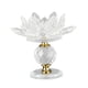 thumbnail image 3 of Portavelas de cristal de loto Portavelas votivas para la decoración del banquete de boda Claro, 3 of 9