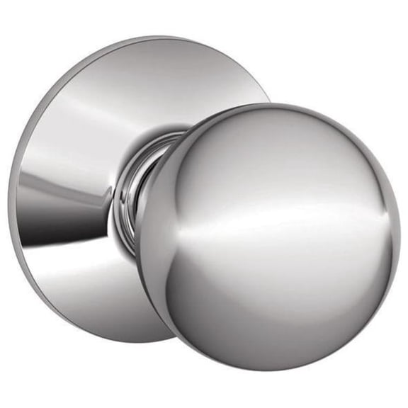 Schlage F10ORB625 Orbit Passage Knob, Bright Chrome