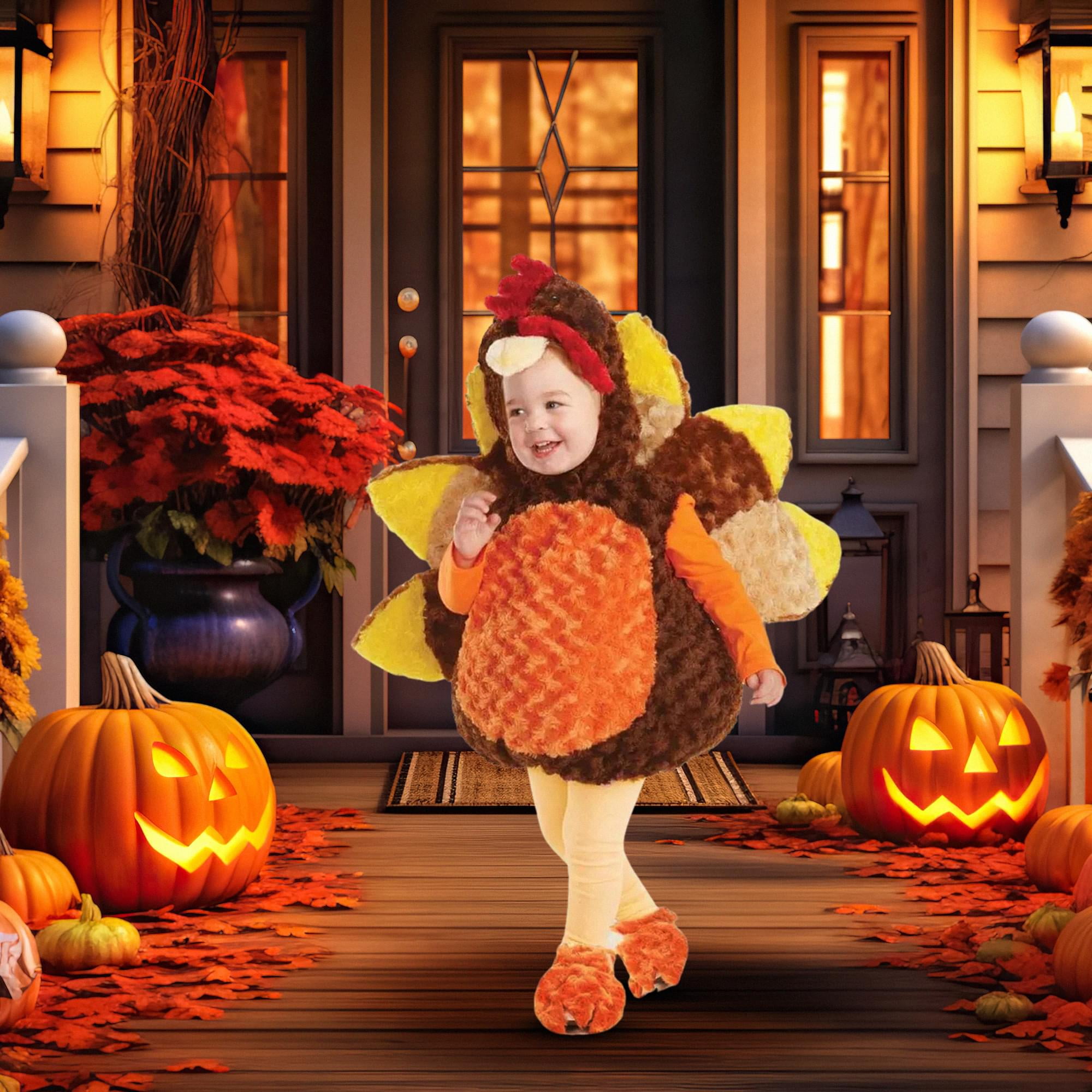 Underwraps Toddler Turkey Costume Size 18 24 Months Walmart