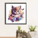thumbnail image 4 of Pintura de diamante 5D DIY, kit de gato con taladro redondo completo, decoración del hogar, 30x30cm, 4 of 9