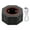 Black, variant on BOKYAN Octagon Timer Desk Productivity Timer Cube with G Sensor for Task Work Study Kitchen Custom Countdown White