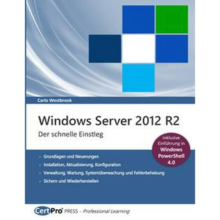 - Windows Server 2012 R2 - Der schnelle Einstieg - eBook