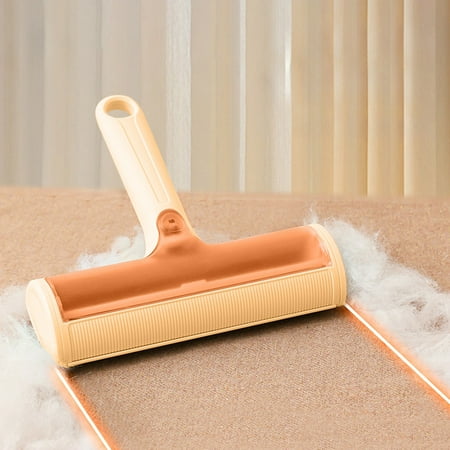 Pet Hair Remover And Lint Roller - Washable Reusable Adhesive Brush For Furniture Car Seats Clothes Blankets Couch - Large Cleaning Surface Fur Remover Tool