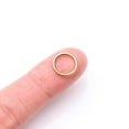 thumbnail image 3 of Pure24K Implant Grade Titanium Basic Seamless Hinged Clicker Hoop Ring, 3 of 5