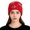 1-Red5361, variant on XIAOCHA Snowflake‑Rhinestone Beanie for Women，Gem‑Trim Fall‑Winter Outdoor Toque,White
