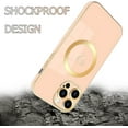 thumbnail image 4 of Magnetic Case for iPhone 13 Pro Max Phone Case for Women, Cute Love Heart Soft Magsafe Case, Raised Full Camera Lens Protection for iPhone 13 Pro Max Phone Case Magsafe (6.7")- Pink, 4 of 13