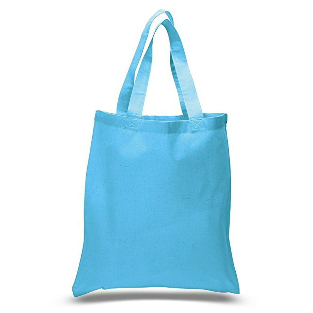 TBF - Set of 6 Blank Cotton Tote Bags Reusable 100% Cotton Reusable ...