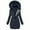 Navy, variant on Frostluinai Womens Thicked Winter Coats Sherpa Fleece Lined Mid Long Puffer Jackets Zip up Hooded Thicked Parka Jackets Solid Quilted Outerwear with Pocket